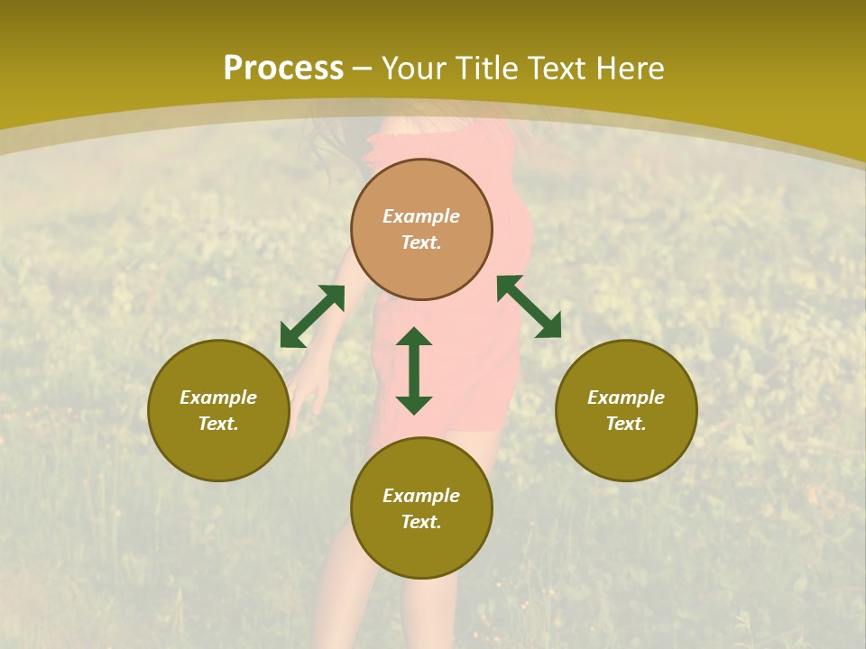 Red Active Foot PowerPoint Template