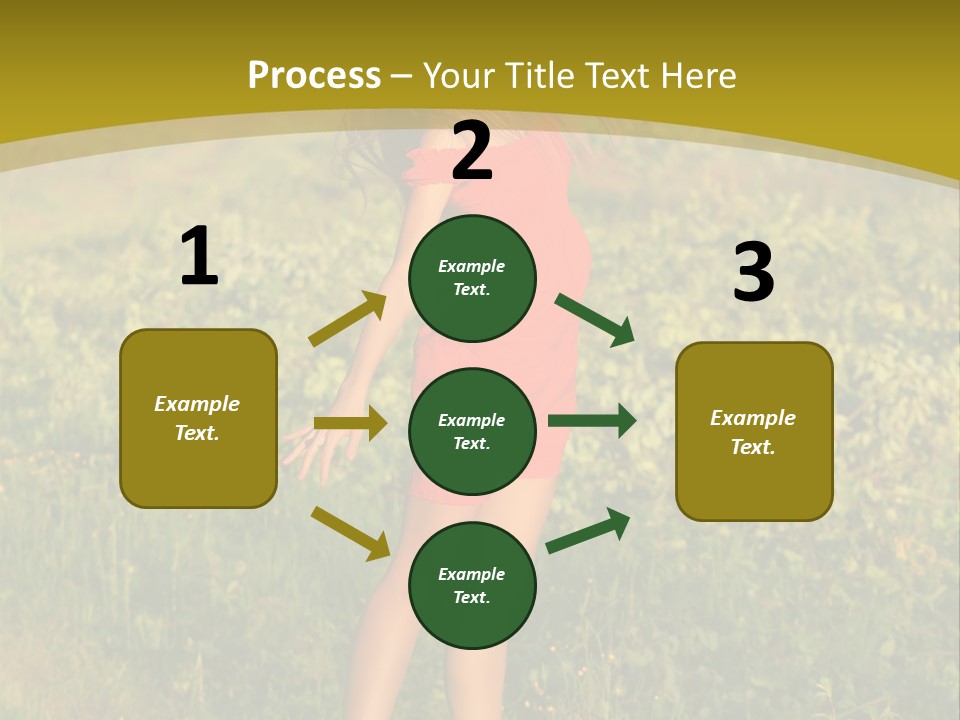 Red Active Foot PowerPoint Template