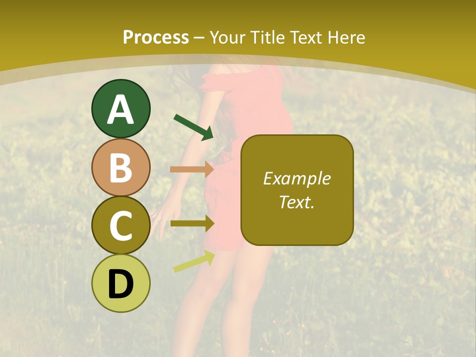 Red Active Foot PowerPoint Template