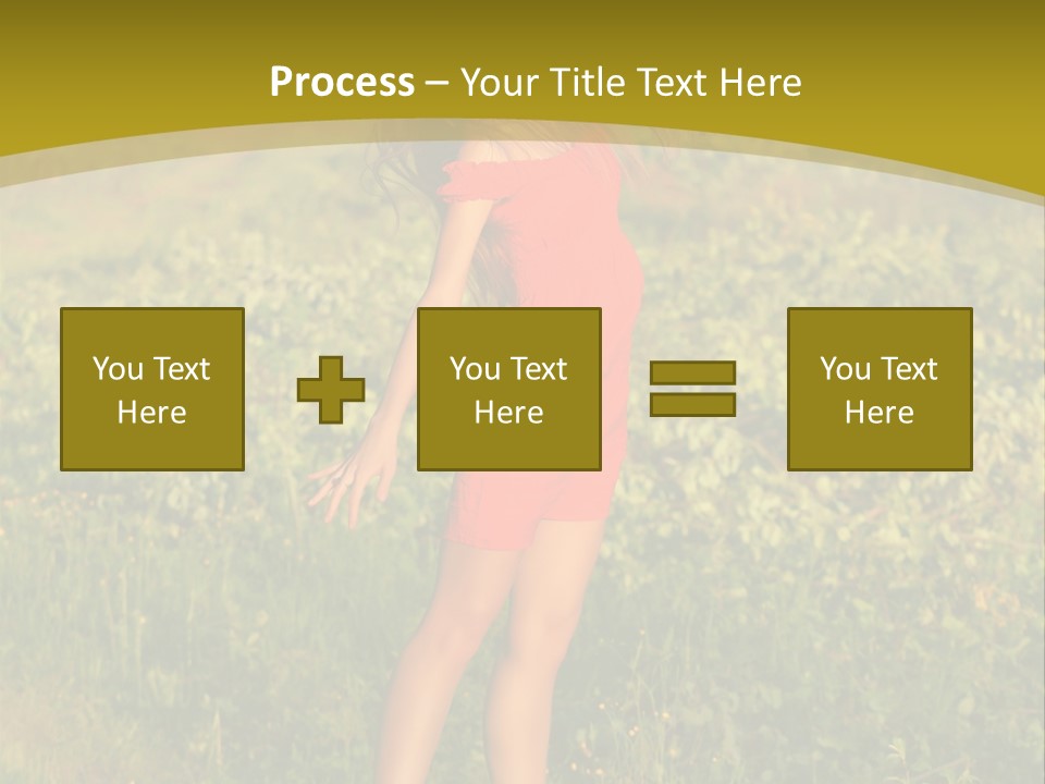 Red Active Foot PowerPoint Template