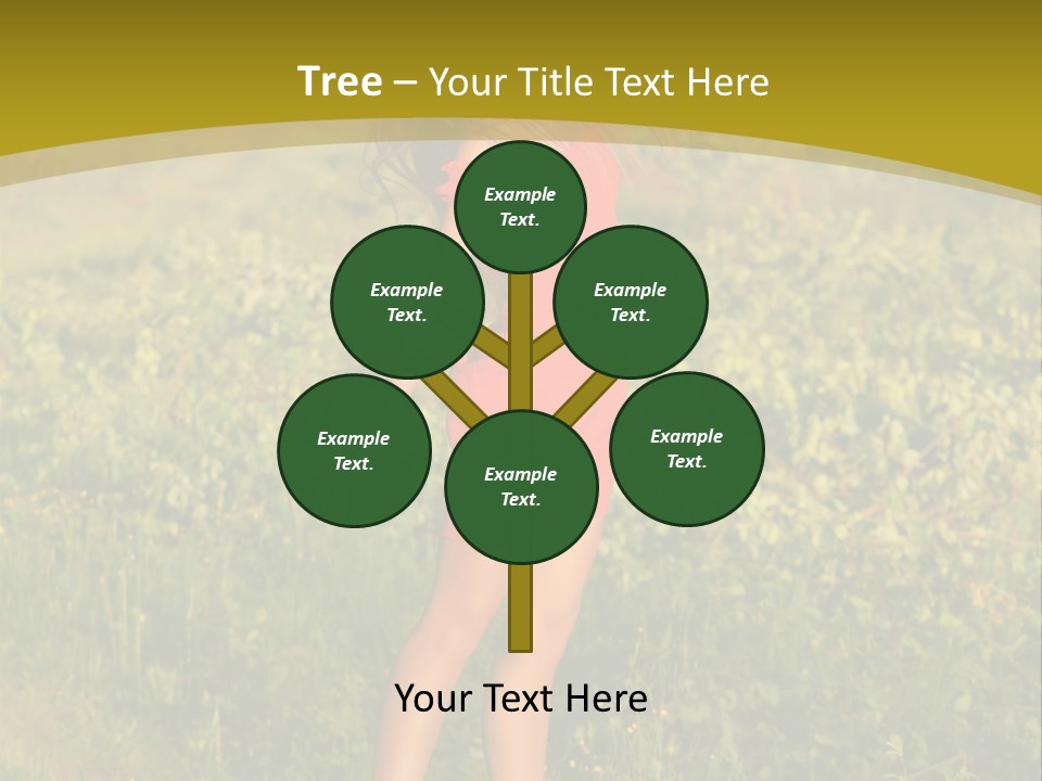 Red Active Foot PowerPoint Template