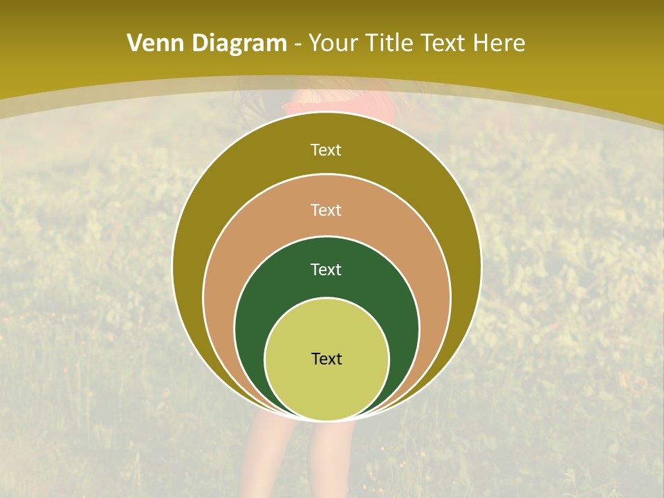 Red Active Foot PowerPoint Template