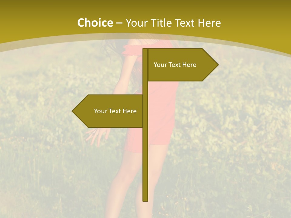 Red Active Foot PowerPoint Template