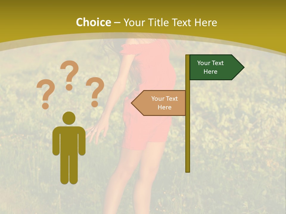 Red Active Foot PowerPoint Template