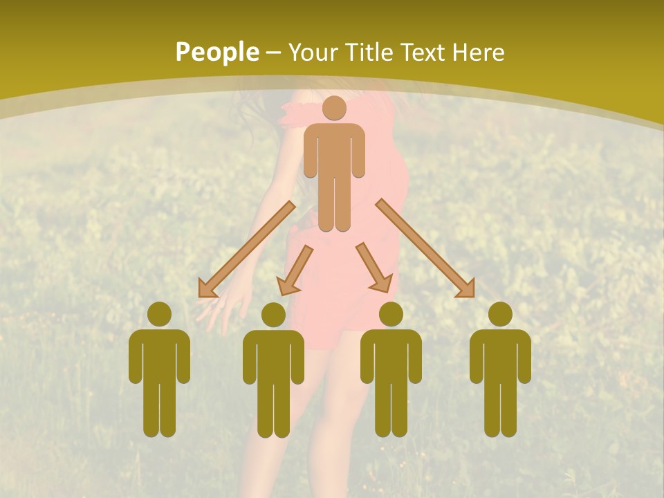 Red Active Foot PowerPoint Template