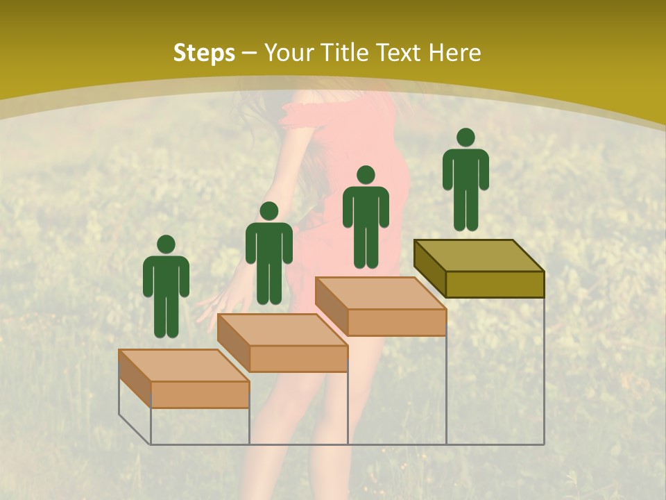 Red Active Foot PowerPoint Template