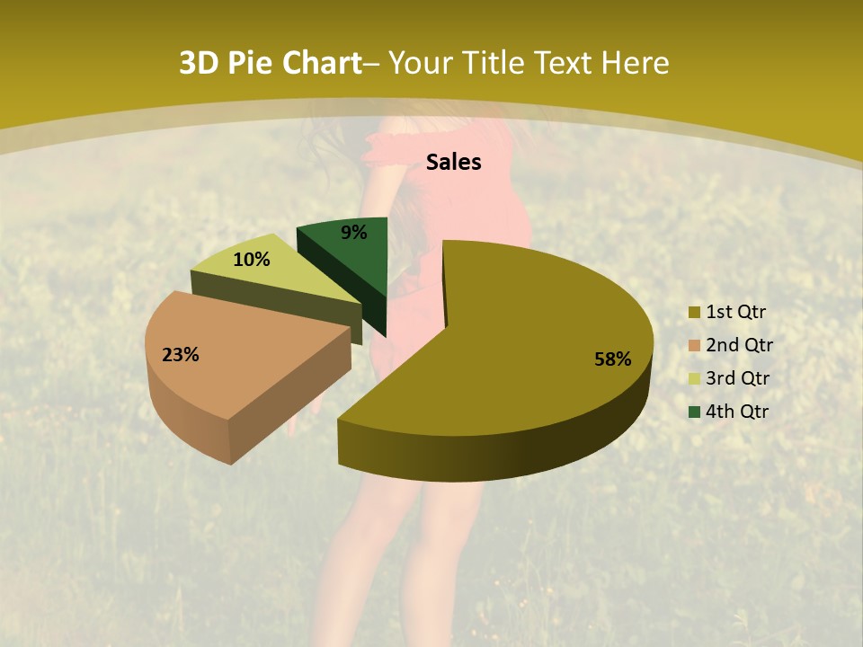 Red Active Foot PowerPoint Template