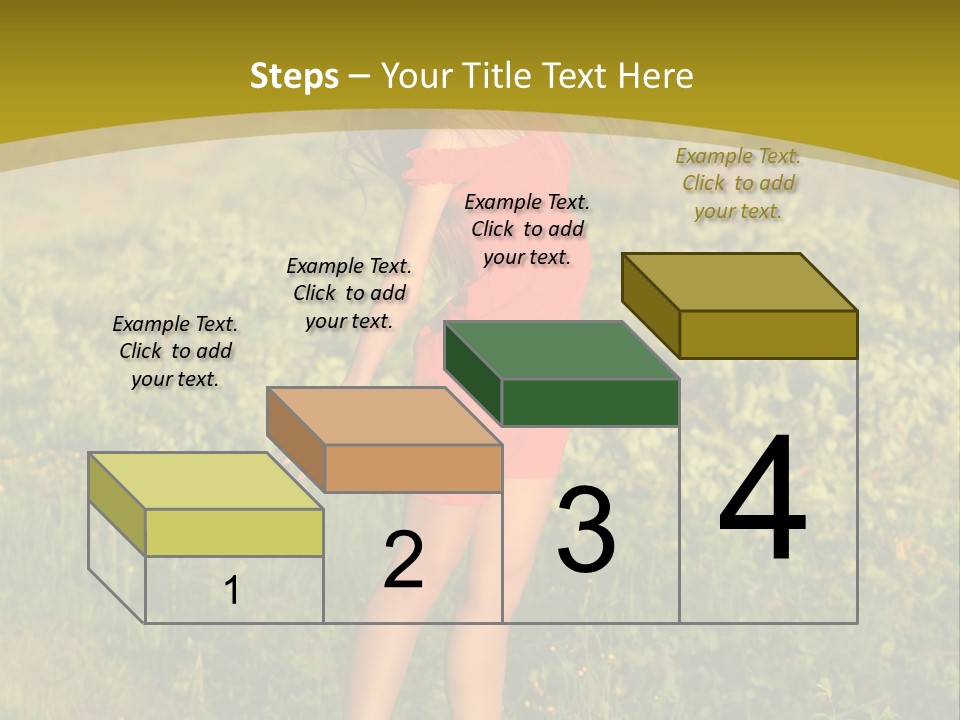 Red Active Foot PowerPoint Template