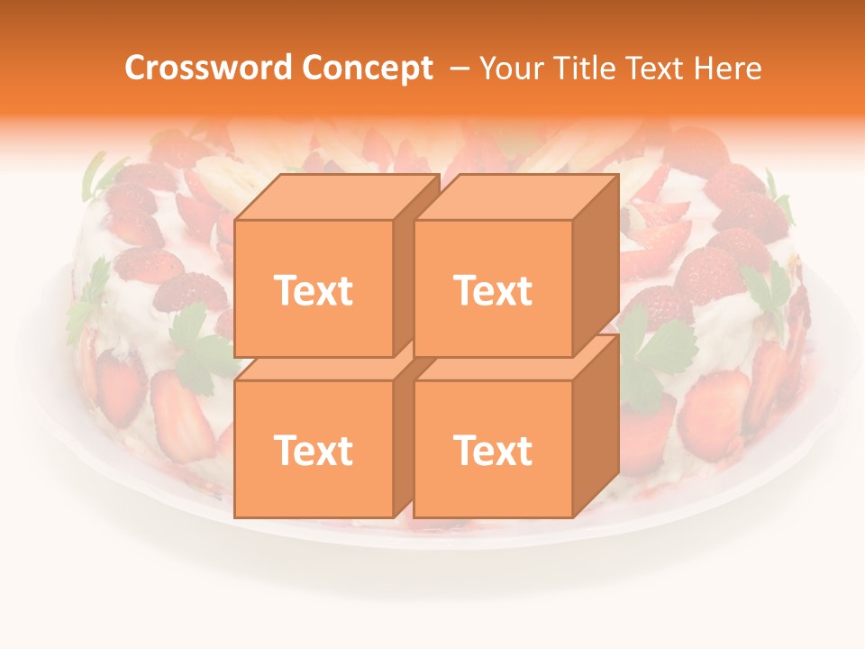 Baking Cake Chocolate PowerPoint Template
