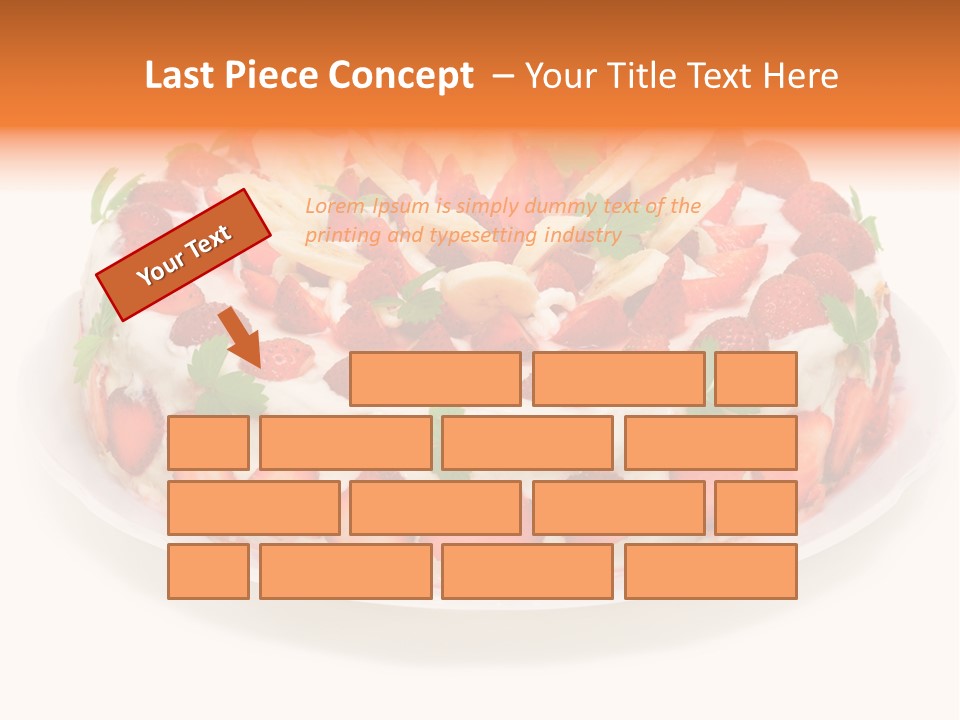 Baking Cake Chocolate PowerPoint Template