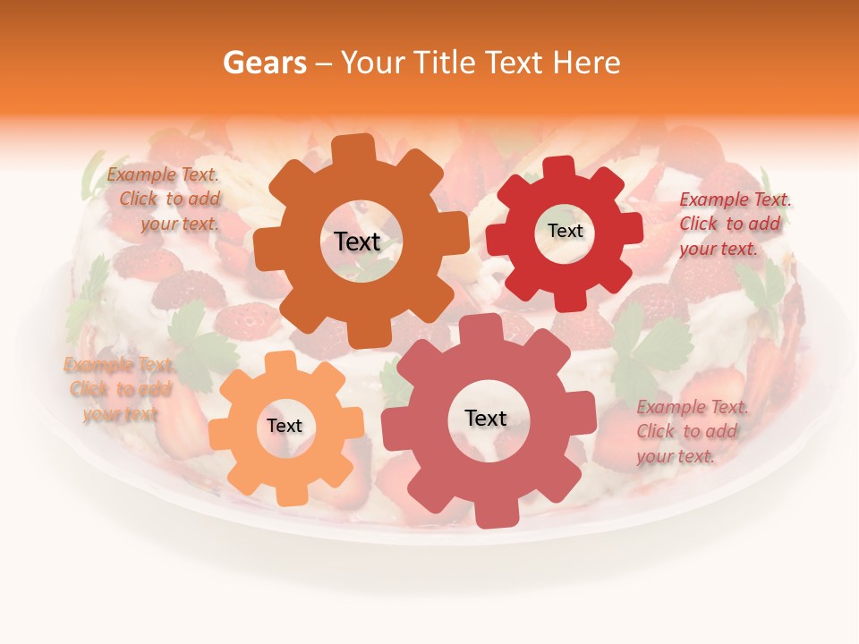 Baking Cake Chocolate PowerPoint Template