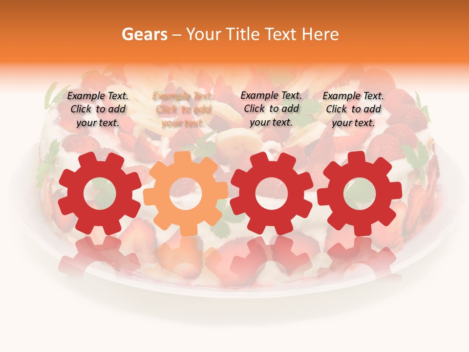 Baking Cake Chocolate PowerPoint Template