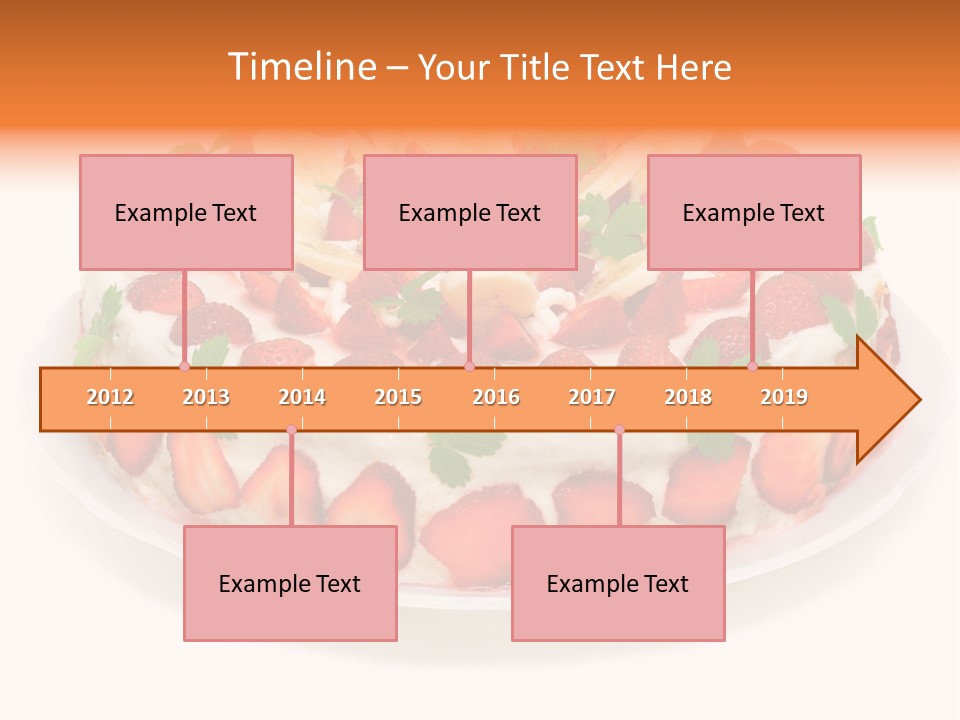 Baking Cake Chocolate PowerPoint Template