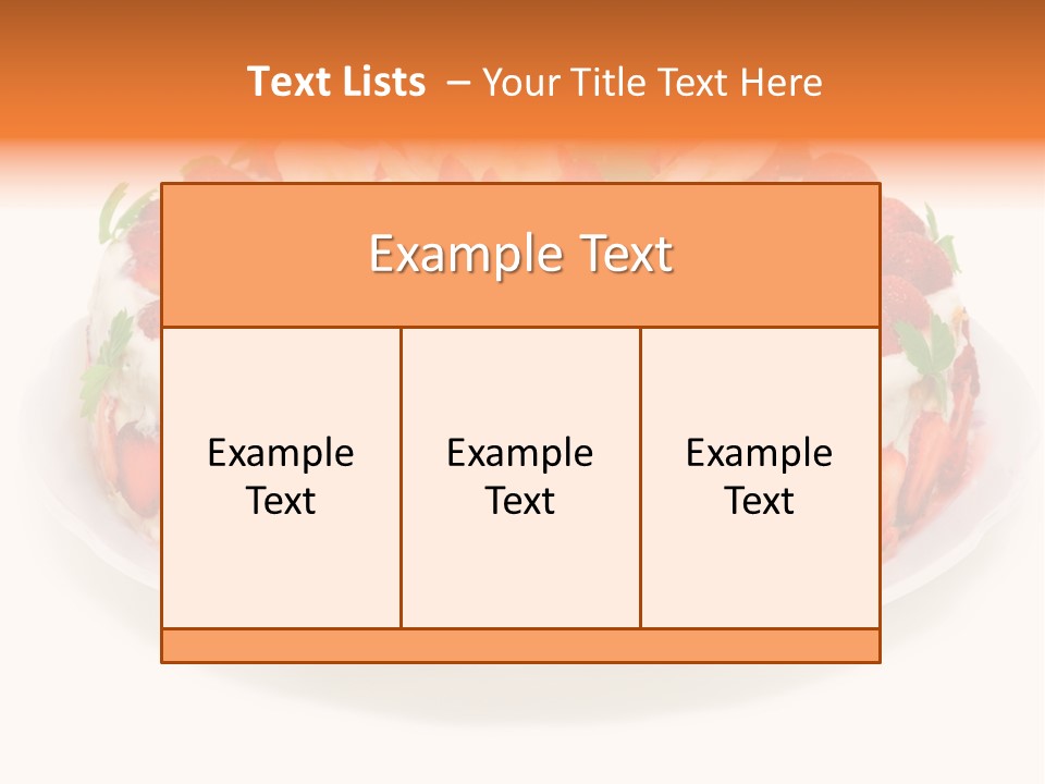 Baking Cake Chocolate PowerPoint Template
