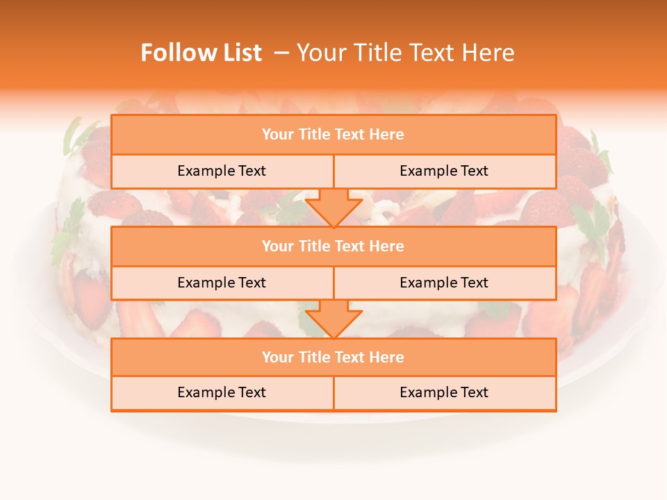 Baking Cake Chocolate PowerPoint Template