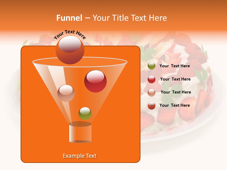 Baking Cake Chocolate PowerPoint Template