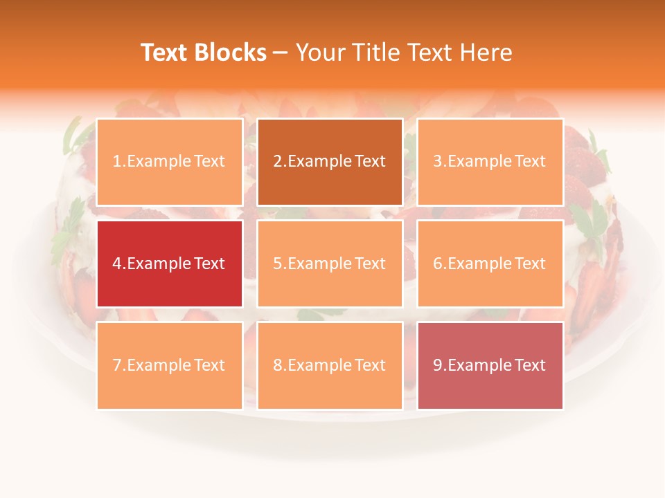 Baking Cake Chocolate PowerPoint Template