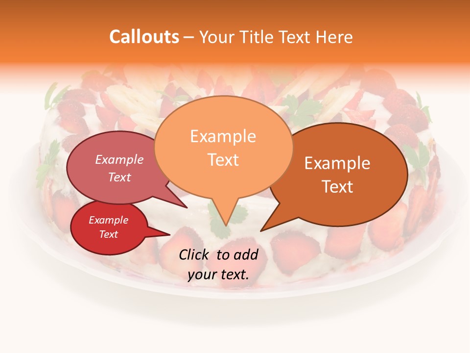 Baking Cake Chocolate PowerPoint Template