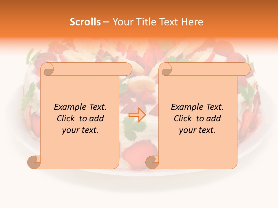 Baking Cake Chocolate PowerPoint Template
