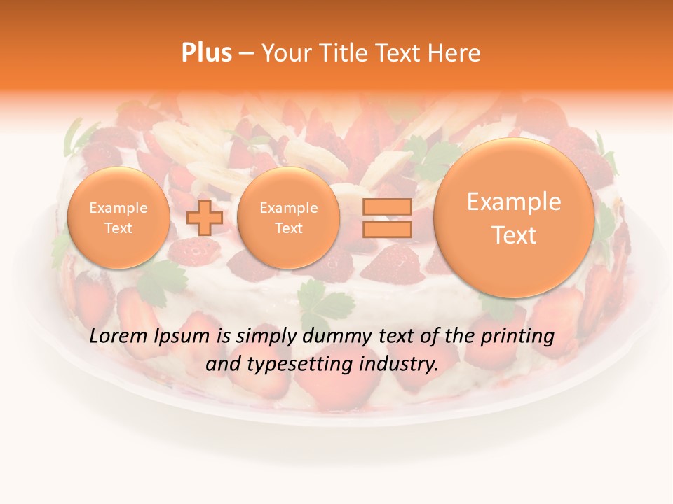 Baking Cake Chocolate PowerPoint Template