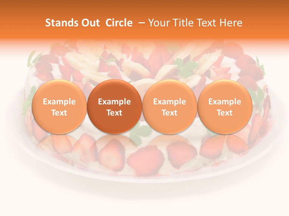 Baking Cake Chocolate PowerPoint Template