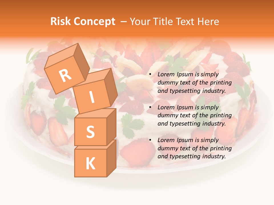 Baking Cake Chocolate PowerPoint Template