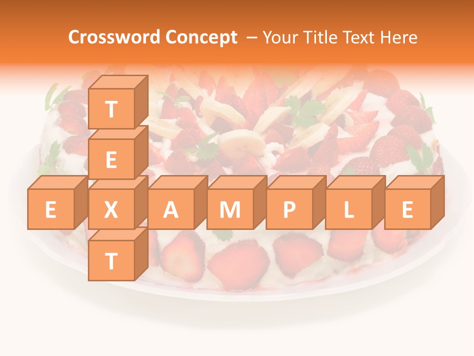 Baking Cake Chocolate PowerPoint Template