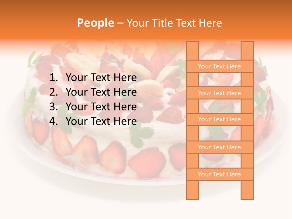 Baking Cake Chocolate PowerPoint Template