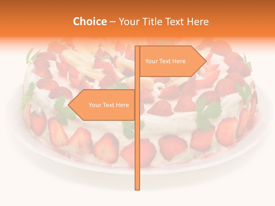 Baking Cake Chocolate PowerPoint Template