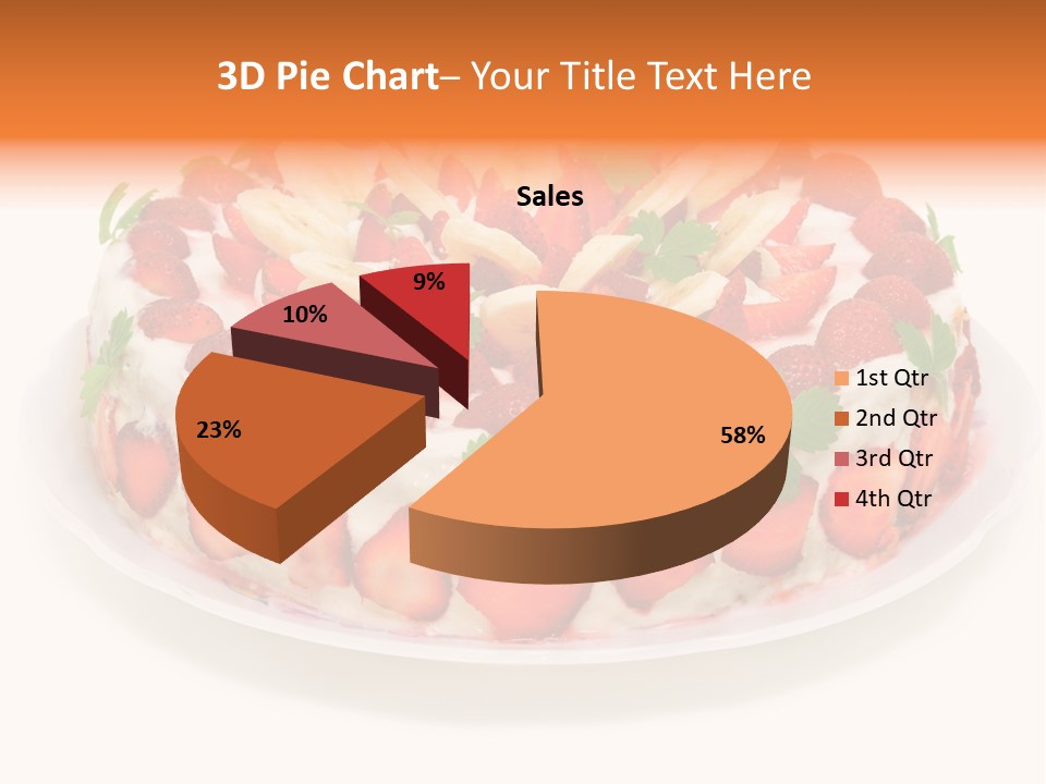 Baking Cake Chocolate PowerPoint Template