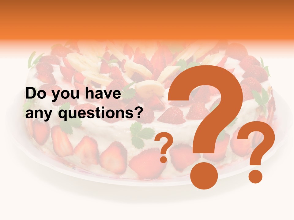 Baking Cake Chocolate PowerPoint Template