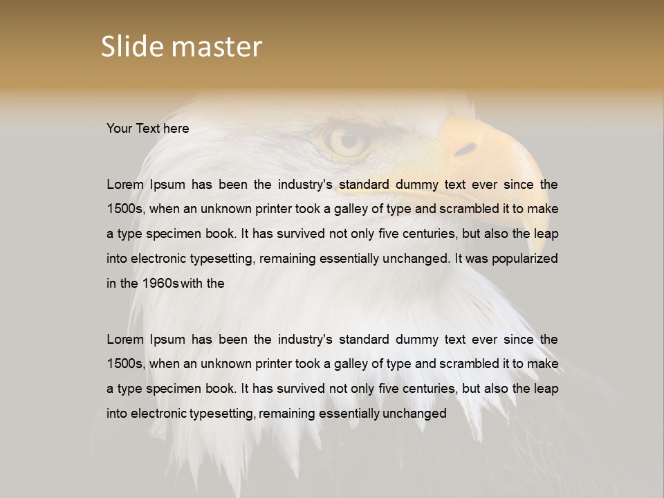 Screaming Nature Closeup PowerPoint Template