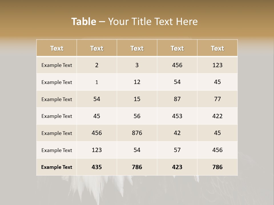 Screaming Nature Closeup PowerPoint Template
