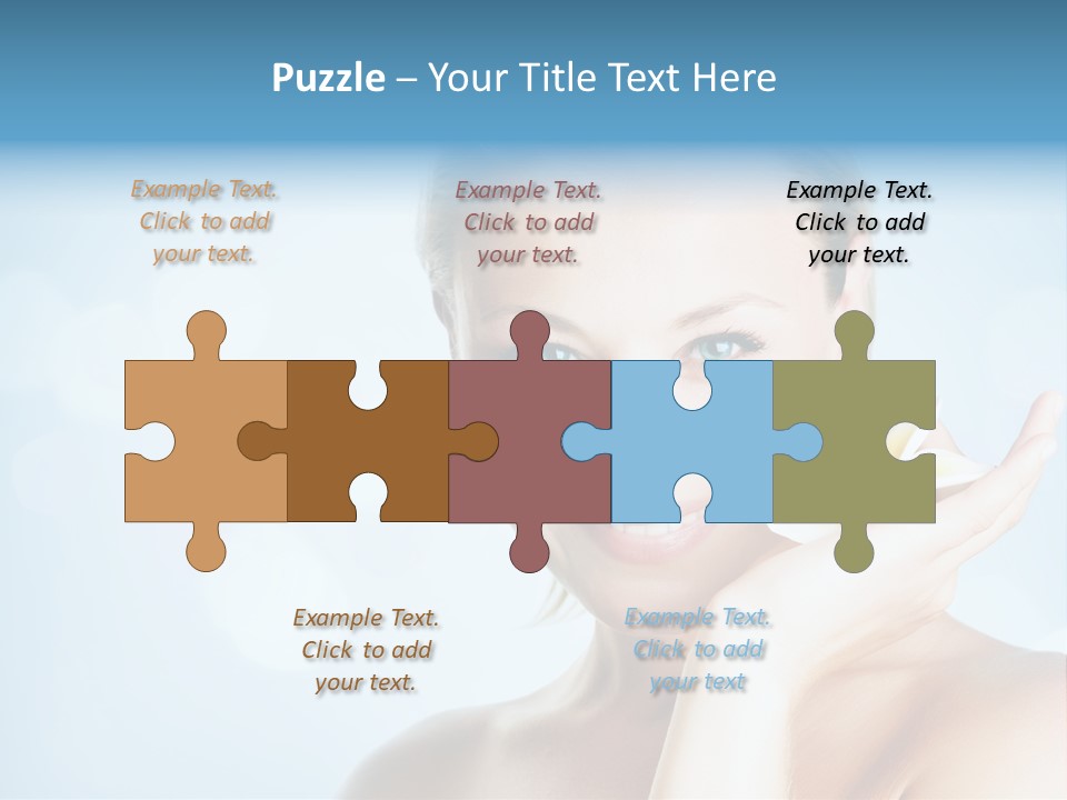 Attractive Eyes Cleansing PowerPoint Template