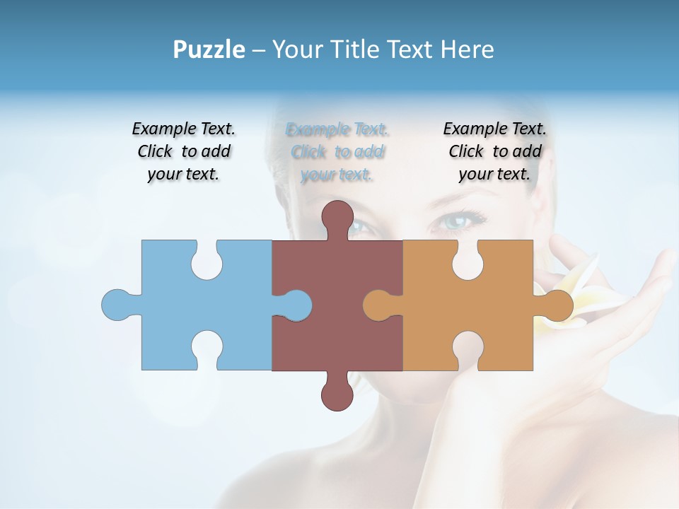 Attractive Eyes Cleansing PowerPoint Template