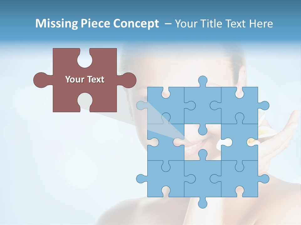 Attractive Eyes Cleansing PowerPoint Template