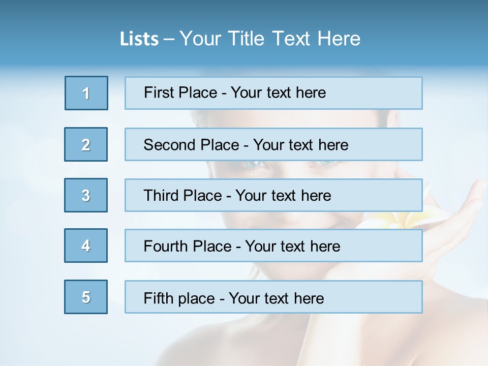 Attractive Eyes Cleansing PowerPoint Template