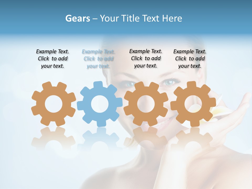 Attractive Eyes Cleansing PowerPoint Template