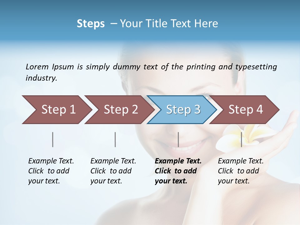 Attractive Eyes Cleansing PowerPoint Template