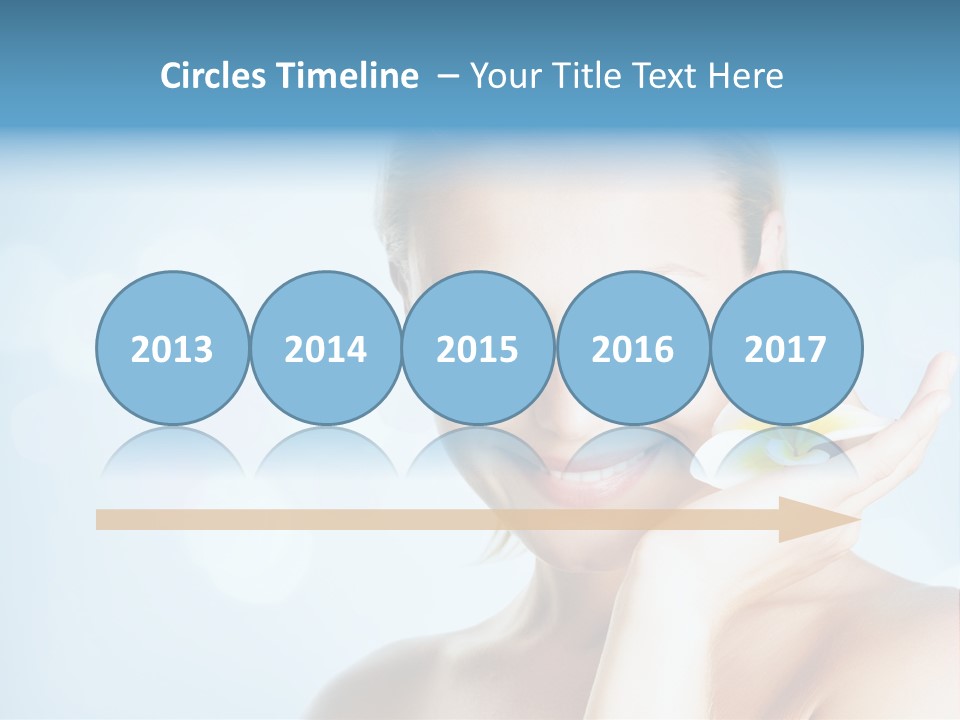 Attractive Eyes Cleansing PowerPoint Template