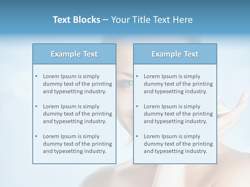 Attractive Eyes Cleansing PowerPoint Template