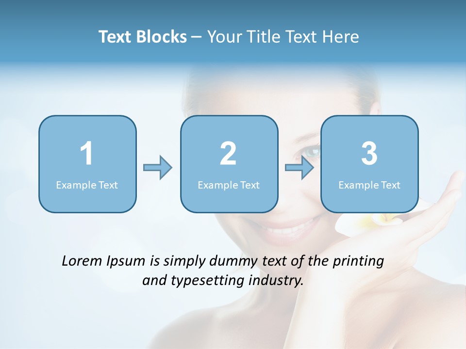 Attractive Eyes Cleansing PowerPoint Template