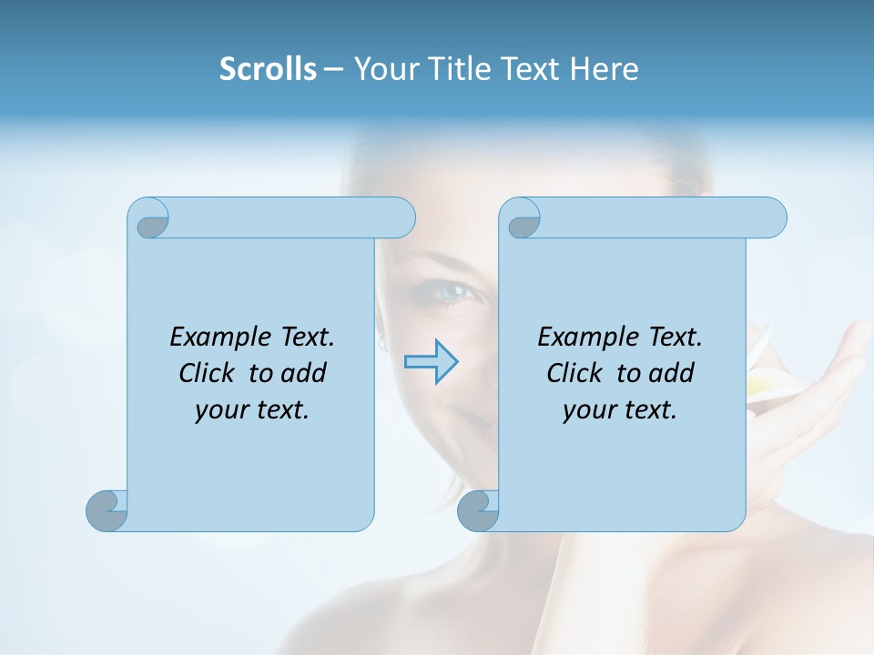 Attractive Eyes Cleansing PowerPoint Template