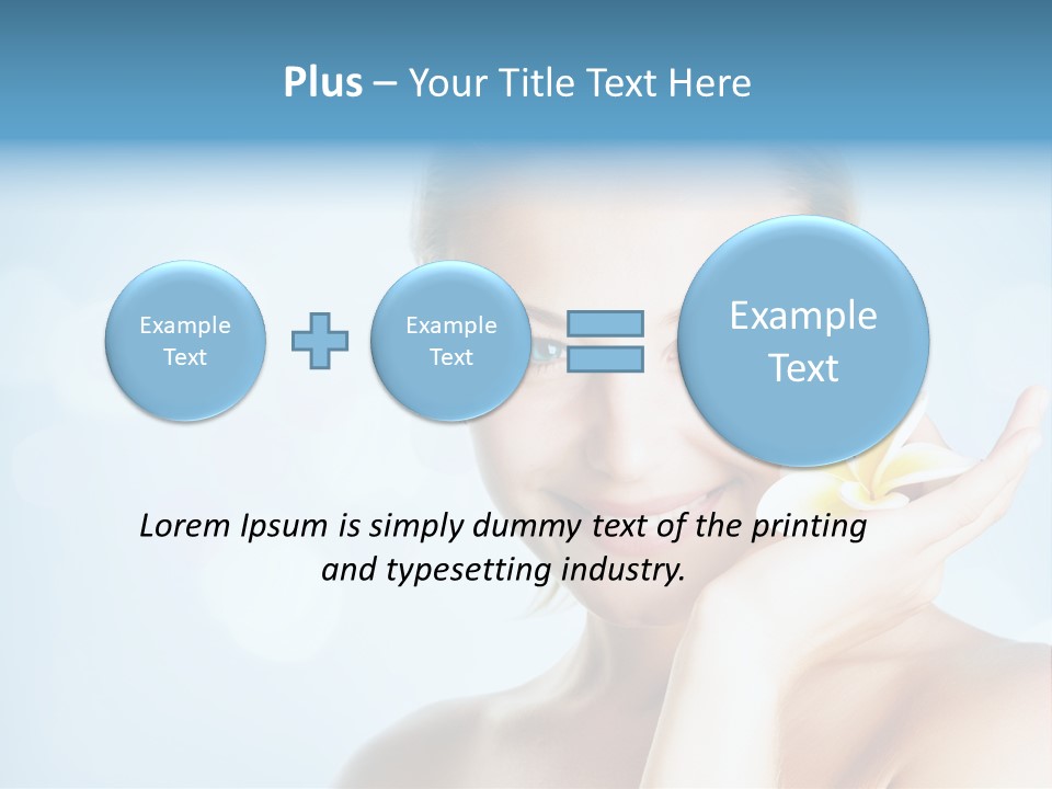 Attractive Eyes Cleansing PowerPoint Template