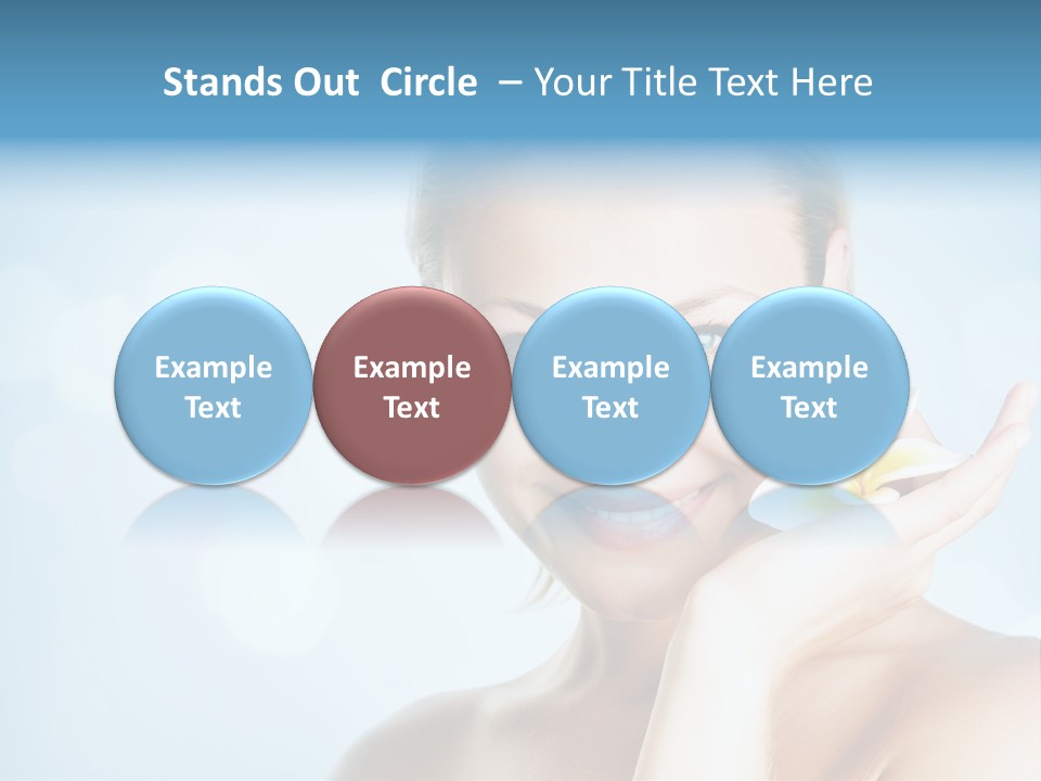 Attractive Eyes Cleansing PowerPoint Template