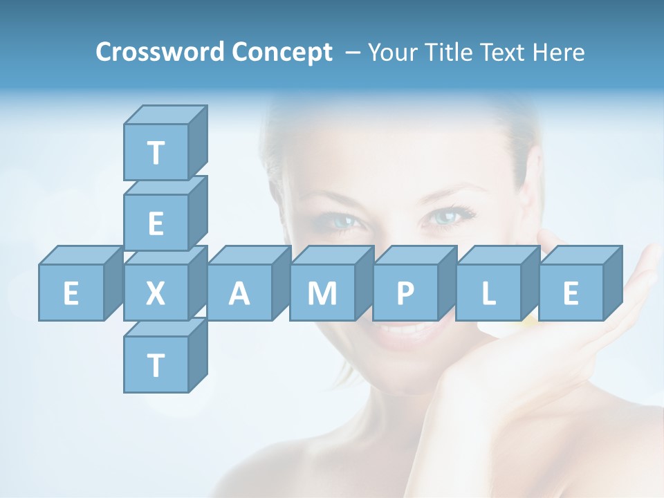 Attractive Eyes Cleansing PowerPoint Template