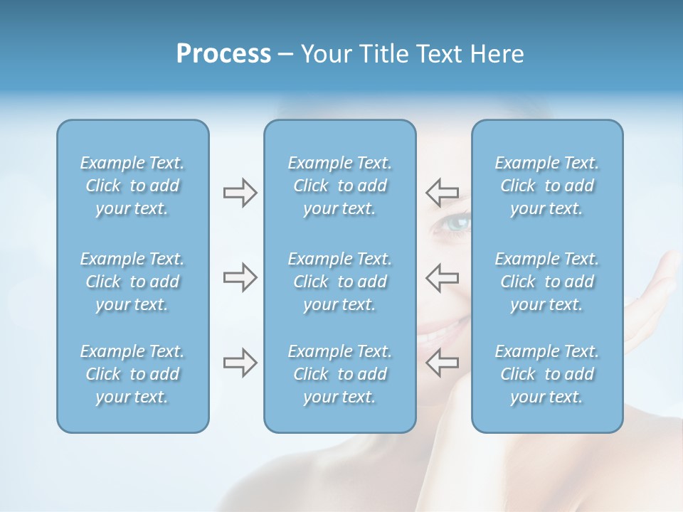 Attractive Eyes Cleansing PowerPoint Template
