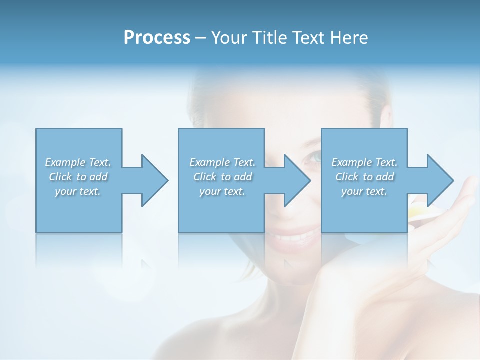 Attractive Eyes Cleansing PowerPoint Template