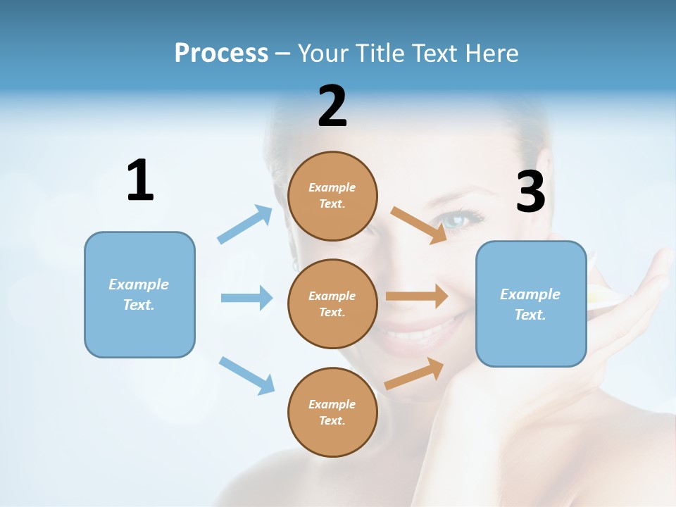 Attractive Eyes Cleansing PowerPoint Template