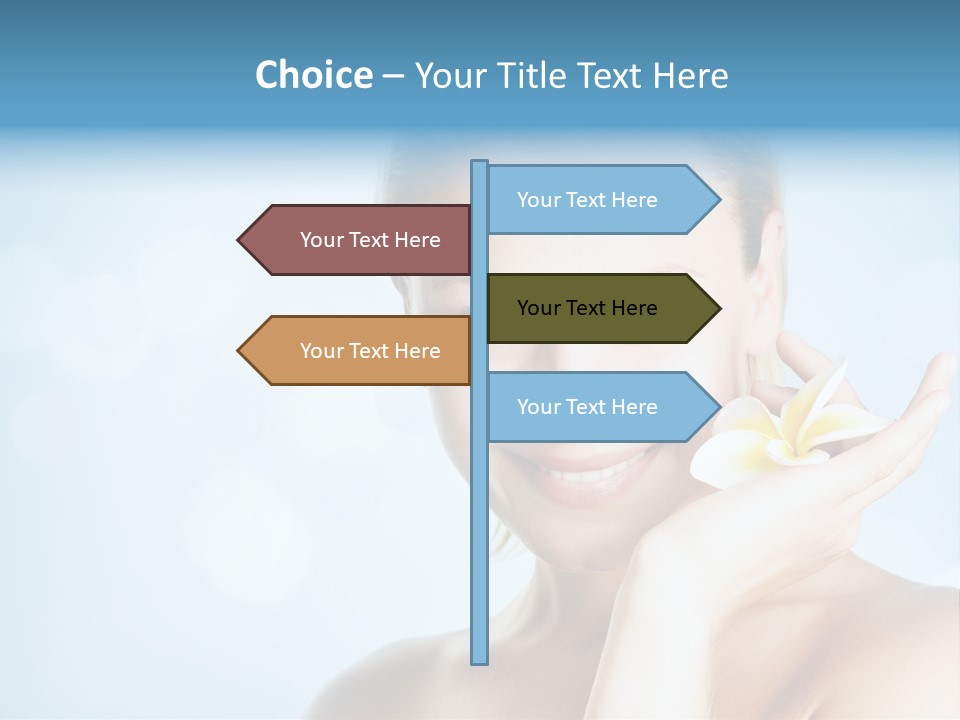 Attractive Eyes Cleansing PowerPoint Template